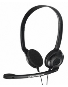 Auriculares epos sennheiser estereo con microfono negros pc 3 chat
