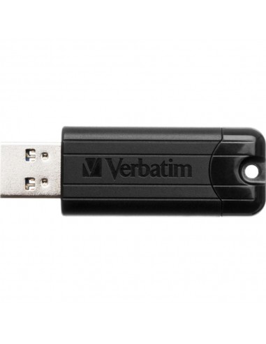 Memoria usb 3.2 verbatim pinstripe 32gb negro