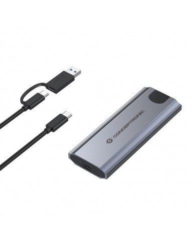 Caja externa usb - c conceptronic dante hd m.2 nvme ssd usb - c 3.2 gen2 - usb - a