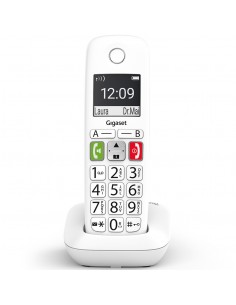 Telefono fijo inalambrico gigaset e290 blanco 150 numeros - 21 tonos