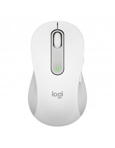 Mouse raton logitech m650 para zurdos optico wireless inalambrico blanco crudo