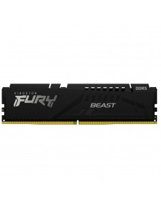 Memoria ddr5 32gb kingston - 5600 mhz - pc5 - 44800 - fury beast - cl40 - 1.8v
