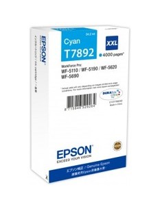 Cartucho tinta epson c13t789240 cian xxl 4000 paginas