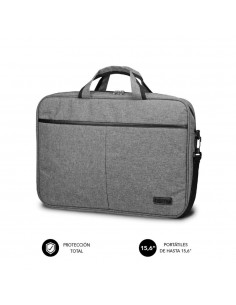 Maletin para portatil subblim elite laptop 15.6 pulgadas gris