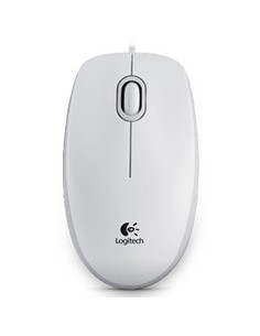 Mouse raton logitech b100 optico usb 2.0 blanco