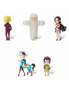 Figura banpresto one piece world collectable figure - wanokuni onigashima 5 - 4 - 7cm 12 unidades