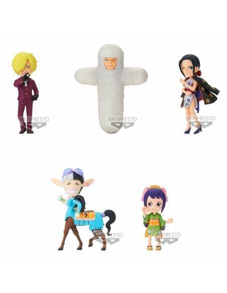 Figura banpresto one piece world collectable figure - wanokuni onigashima 5 - 4 - 7cm 12 unidades
