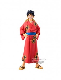 Figura banpresto one piece wanokuni killer dxf the grandline series monkey d. luffy 16cm