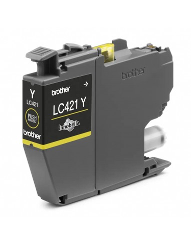 Cartucho tinta brother lc421y amarillo 200 paginas