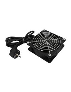 Ventilador para rack wp 220v - 120x120x38mm enchufe eschuko 2m.