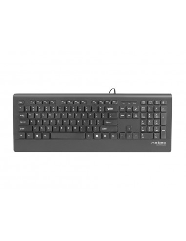 Teclado natec barracuda slim layout espaÃ±ol