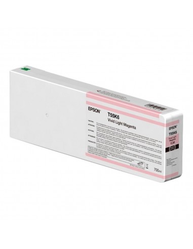 Cartucho tinta epson t55k600 ultrachrome hdx - hd light magenta 700ml