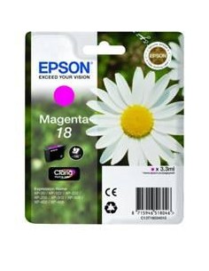 Cartucho tinta epson t180340 magenta xp - 102 - 205 - 305 - 405 - 30 - margarita