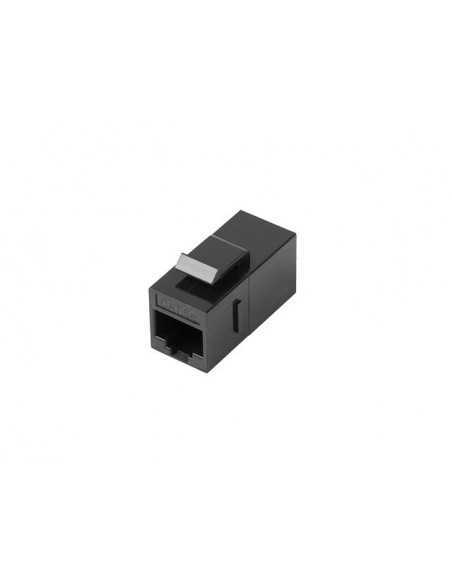 Adaptador lanberg keystone feed - thru rj45 a rj45 utp cat6
