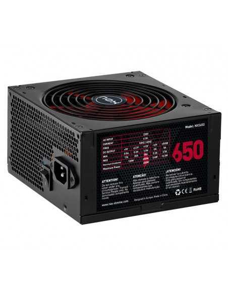 Fuente alimentacion nox nx650 gaming atx 650w negro