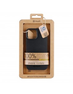 Funda muvit recycletek para apple iphone 13 mini negra
