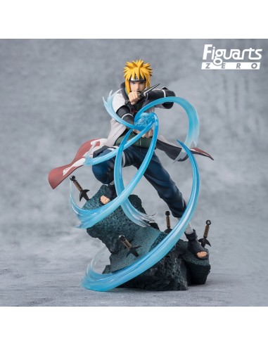 Figura tamashii nations naruto shippuden figuarts zero minato namikaze - rasengan - super fierce battle 20 cm