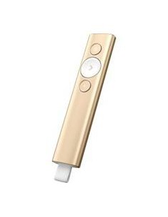 Mando wireless inalambrico logitech spotlight - universal - operativo hasta 30m - oro