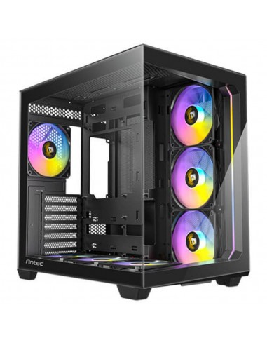 Caja ordenador gaming antec fishtank c5 atx argb vidrio negro