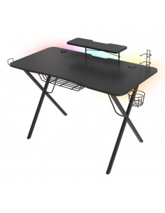 Mesa gaming genesis holm 300 rgb negro