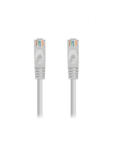 Latiguillo cable red nanocable rj45 cat.6 lszh 0.5m - awg24 - gris