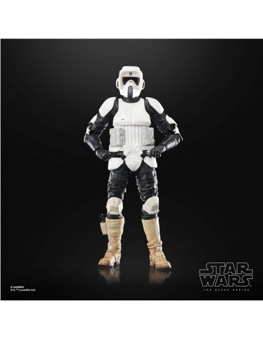 Figura hasbro the black series 40th anniversary of star wars: return of the jedi - biker scout
