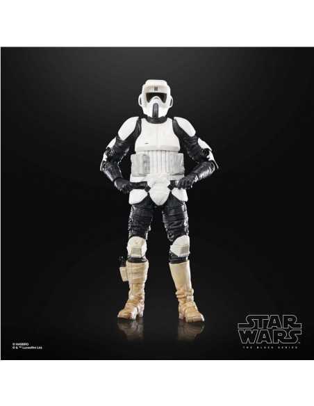 Figura hasbro the black series 40th anniversary of star wars: return of the jedi - biker scout