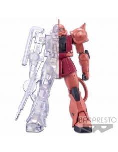 Figura banpresto zaku char's custom mobile suit gundam internal structure ver.a