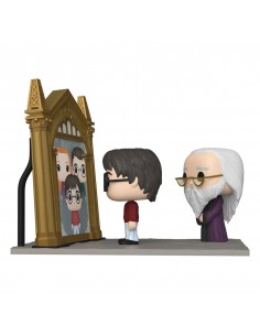 Funko pop moment harry potter espeo de oesed harry & dumbledore 63144