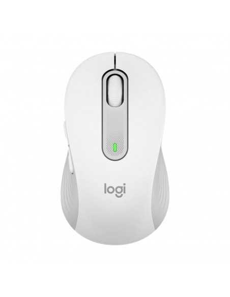 Mouse raton logitech m650 mediano optico wireless inalambrico blanco crudo