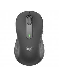 Mouse raton logitech m650 para zurdos optico wireless inalambrico negro