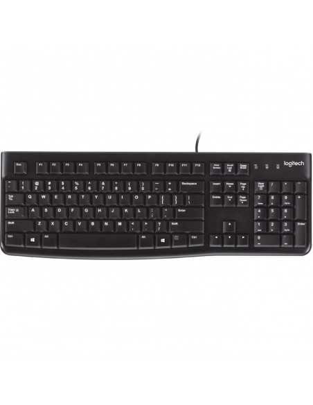 Teclado logitech k120 usb negro frances