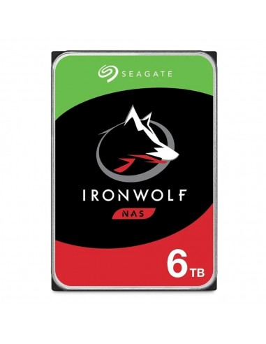 Ironwolf st6000vn006 disco duro interno 6 tb 5400 rpm 256 mb 3.5 pulgadas seríal ata iii