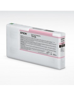 Cartucho tinta epson t9136 light magenta 200ml