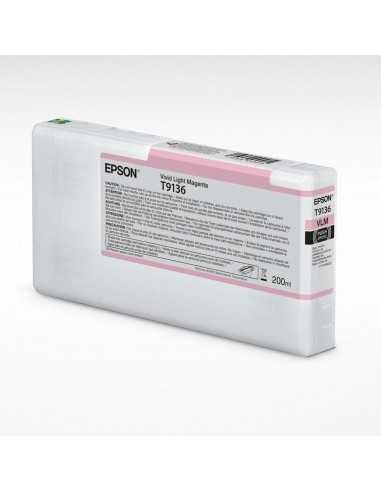Cartucho tinta epson t9136 light magenta 200ml