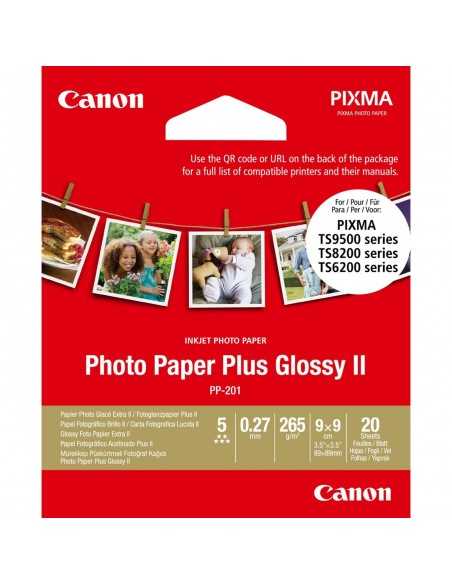 Papel canon foto pp - 201 2311b070 9x9 - 20 hojas