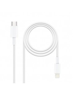 Cable lightning a usb tipo c nanocable 50cm - macho - macho