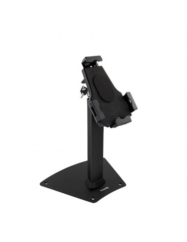Soporte sobremesa tooq para tablet + antirrobo negro