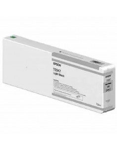 Cartucho tinta epson t55k700 ultrachrome hdx - hd light black 700ml