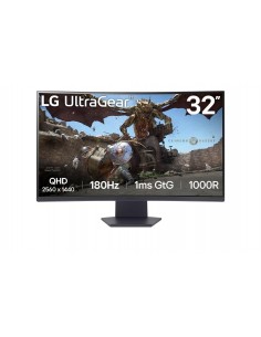Monitor led lg curvo 32gs60qc 31.5 pulgadas 2560x1440 1ms hdmi displayport