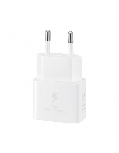 Cargador samsung ep - t2510nwegeu usb tipo c blanco 25w - cable no incluido