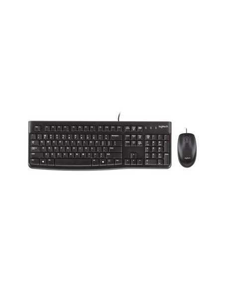 Teclado + mouse logitech mk120 usb 2.0 frances