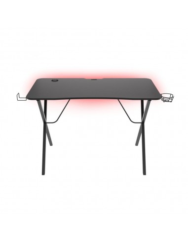 Mesa gaming genesis holm 200 rgb negro carbono