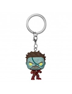 Funko pop keychain llavero marvel what if iron man zombie 57400