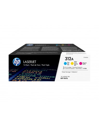 Multipack hp 312a cian - magenta - amarillo