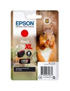 Cartucho tinta epson c13t04f54010 singlepack rojo 478xl claria photo hd ink
