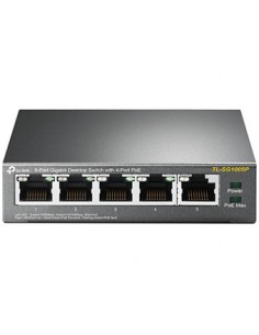 Switch 5 puertos 10 - 100 - 1000 4 ptos poe 56w tp - link