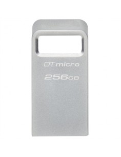 Datatraveler micro unidad flash usb 256 gb usb tipo a 3.2 gen 1 (3.1 gen 1) plata