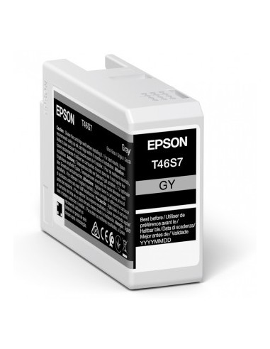 Epson singlepack gray t46s7 ultrachrome pro 10 ink 25ml sc - p700