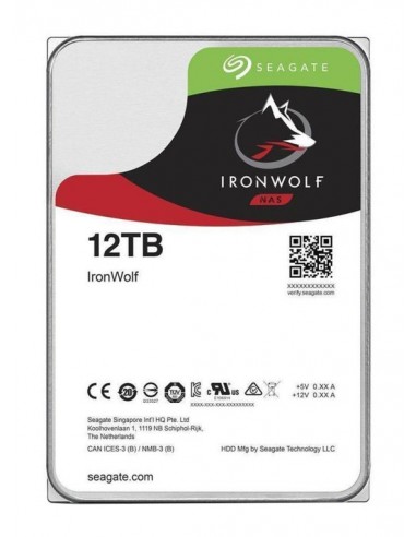 Nas hdd ironwolf 3.5 pulgadas 12 tb seríal ata iii